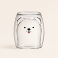 Set x2 Vasos de Vidrio Doble Pared Perritos – 250 ml