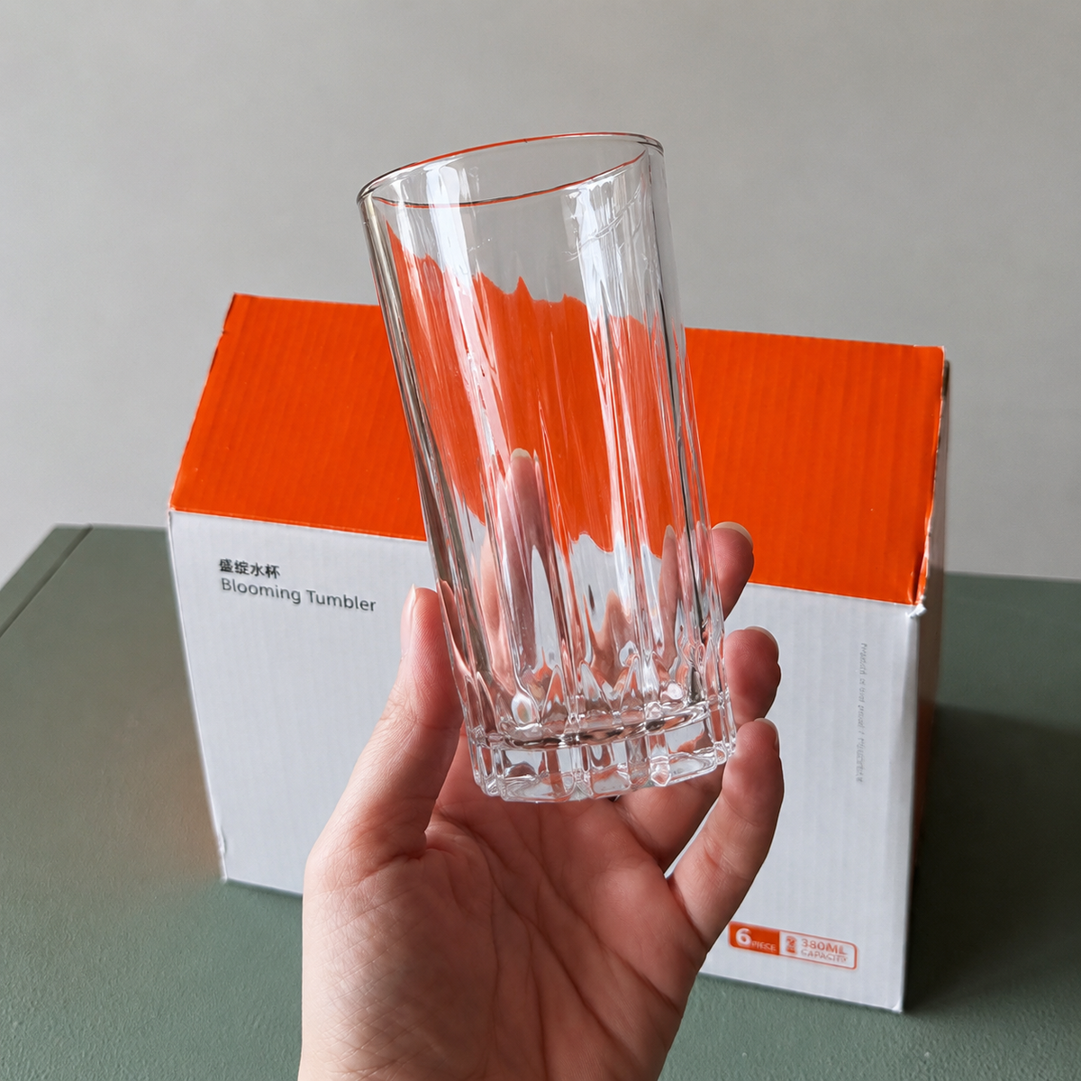 Vasos Blooming de Vidrio – Set x6