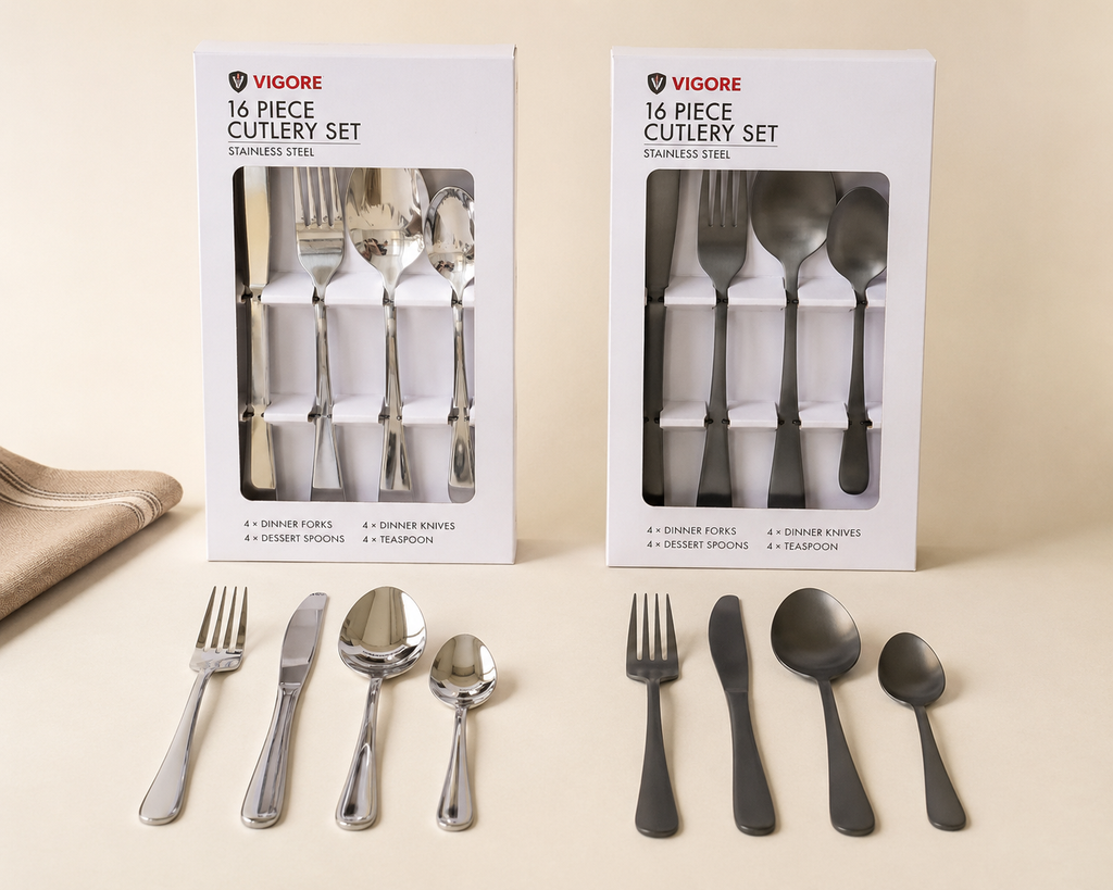 Set de Cubiertos 16 piezas — Acero Inoxidable