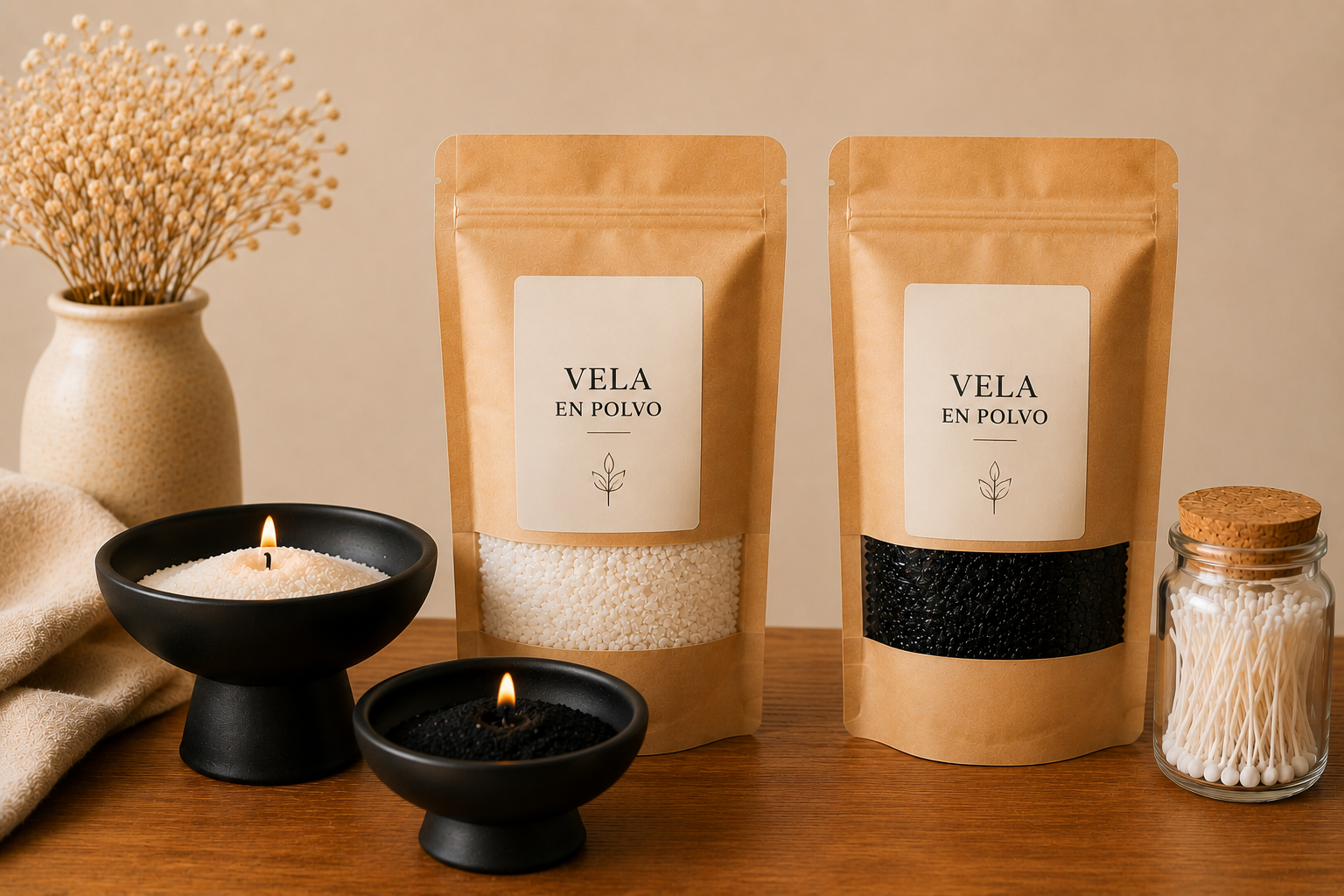 Vela en polvo: creá tu propia luz ✨